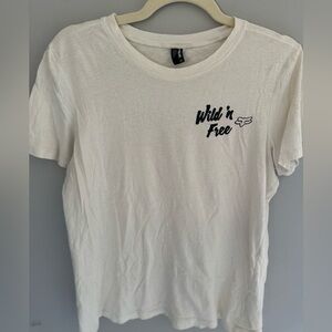 FOX RACING T-Shirt with 'Wild n Free' Design